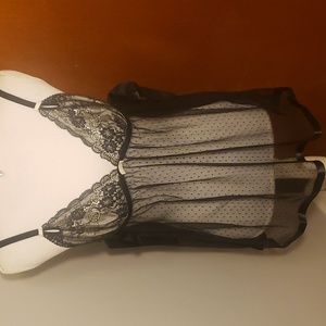 Victoria's Secret black lingerie